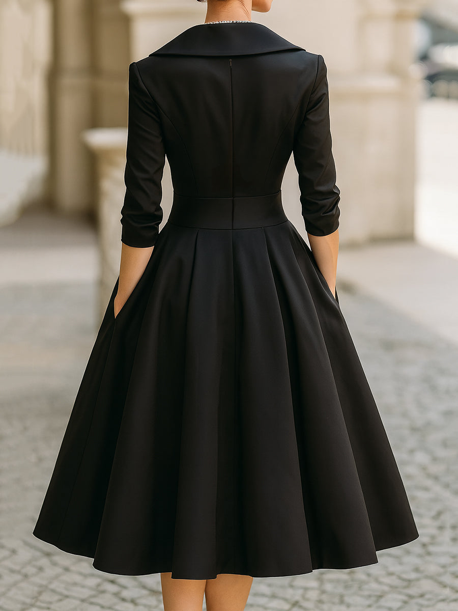 KLAUDIA | Elegancka Sukienka Midi