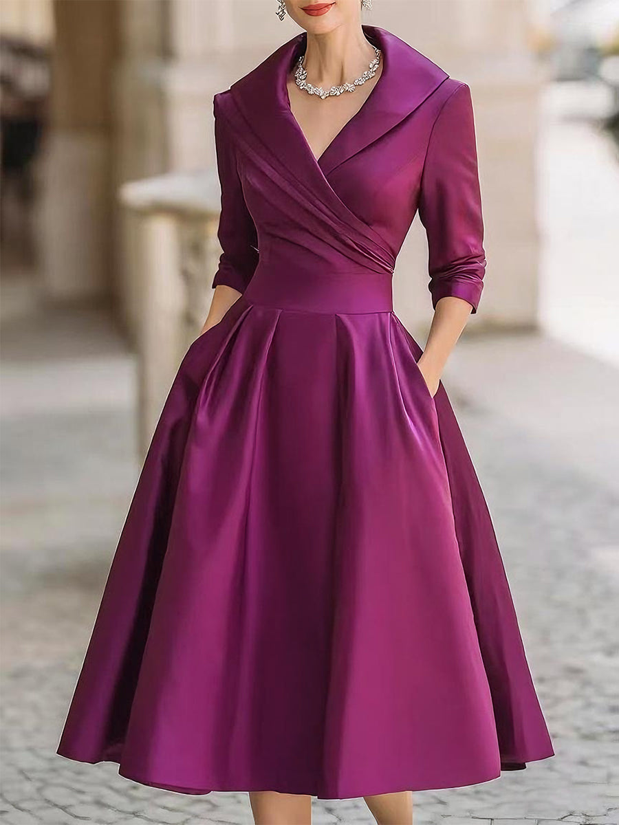 KLAUDIA | Elegancka Sukienka Midi