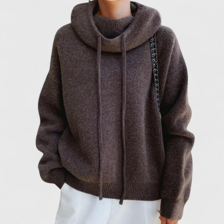 MAGDALENA | Wygodny Sweter z Golfem