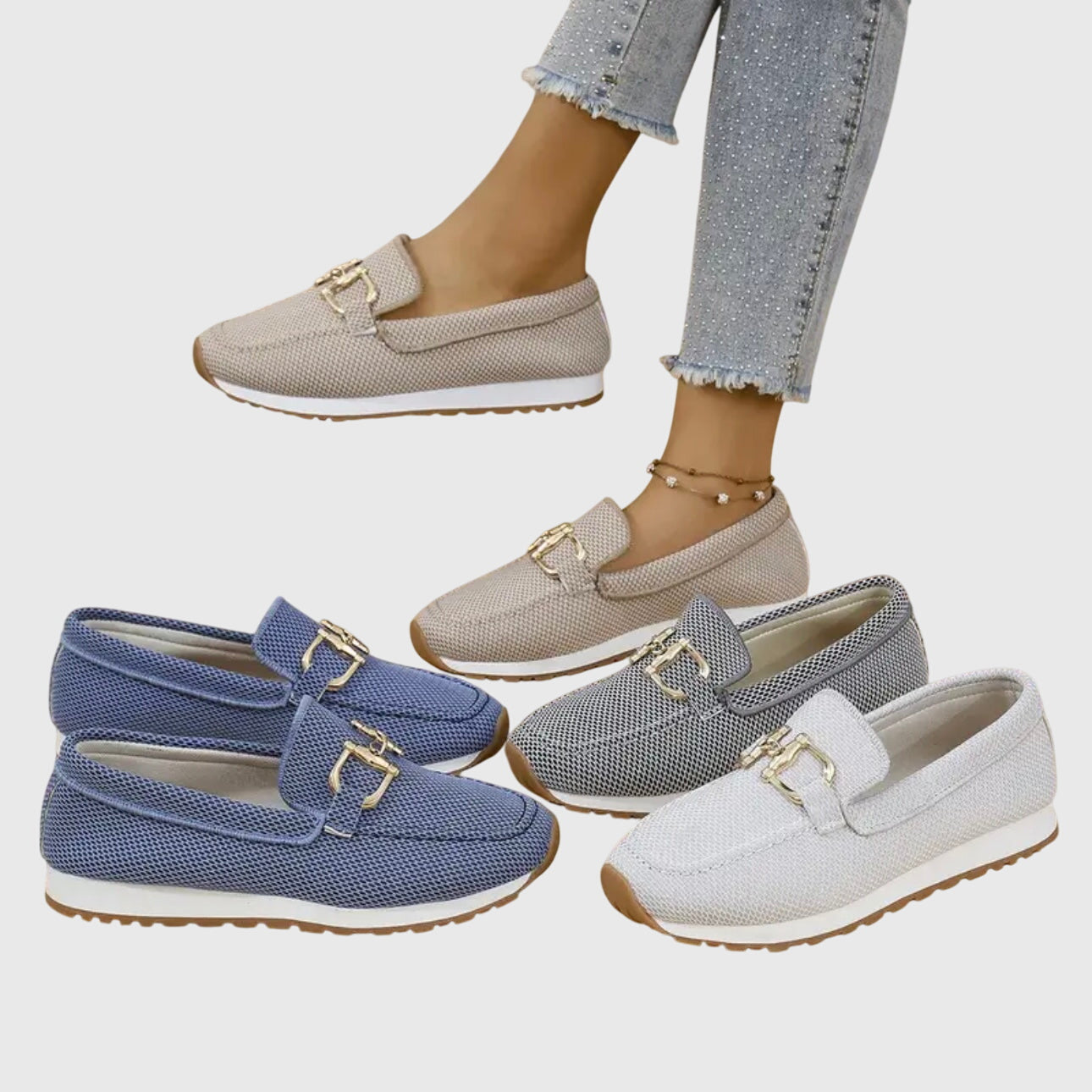 SUSAN | Ortopedyczne trampki typu loafers